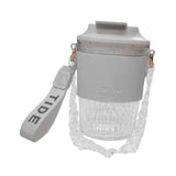 Maxbell Water Bottle Birthday Gift Reusable Coffee Mug for School Office Living Room White