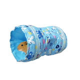 Maxbell Maxbell 2 Way Pet Play Tunnel Tube Bed for Guinea Pig Hamster Small Animal Blue