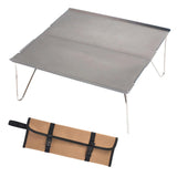 Maxbell Maxbell Portable Small Folding Table Lightweight for Outdoor Camping Picnic Gray