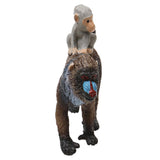 Maxbell Maxbell Realistic Mandrill Female With Baby Monkey Animal Model Figurine Kids Toy