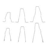 Maxbell 2xHeadlamp Dip Dipped Beam Head Lamp Bulb Retaining Spring Clip H1 H4 H7