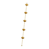 Maxbell Lotus Rain Chains for Gutters Decorative Roofs Sheds Lotus Flower Rain Chain