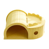 Cat Tunnel Foldable Lightweight Interactive Kitten Nest for Playing Sleeping Yellow