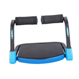 Maxbell Ab Machine Portable Foldable Automatic Spring Back for Adults Sit up Machine blue