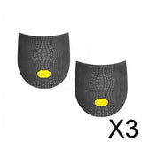 Maxbell 3x1Pair Rubber Heels Anti Slip Shoe Heel for Hiking Leather Shoes Sport Shoes