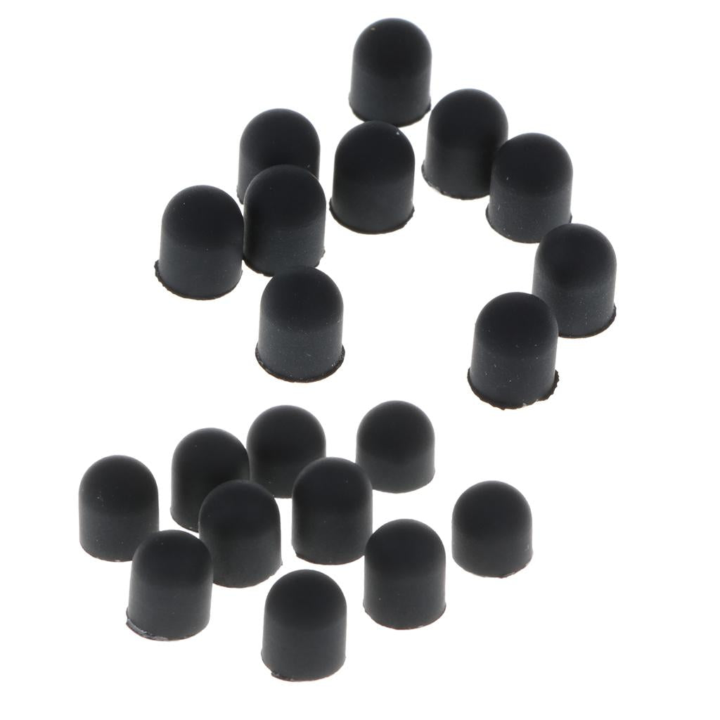 20x Dia 5.8mm+7.0mm Rubber Tips Nibs for Capacitive Touch Screen Stylus Pen