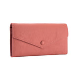 Maxbell Womens Wallet Stylish PU Leather Minimalist Purse for Travel Shopping Dating Pink