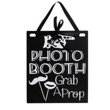 Maxbell Photo Booth Retro Wedding Engagement Sign Props