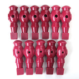 Maxbell 11 Pieces 5/8" Foosball Man Replacement Dynamo Table Soccer Player Burgundy