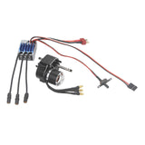 Brushless Motor Metal Gearbox ESC Combo for 1/12 RC Car for MN168 MN82 MN99S Black SM3.0