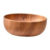 Maxbell Wood Snack Serving Bowl Multipurpose Mixing Bowl for Vegetable Potato Veggie 20cmx7.5cm