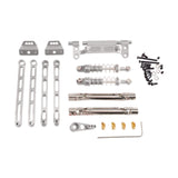 Maxbell RC Metal Shock Absorber DIY RC Car Pull Rod Kits for MN82 MN78 1:12 Scale RC silver