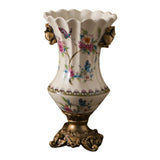 Ceramic Flower Vase Vintage Table Centerpiece for Entrance Living Room Party Style B