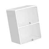 Maxbell Desktop Storage Box Lidded Multipurpose for Household files Office Organizer wihte 33.2x24.5x45cm