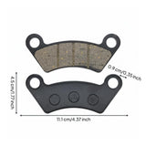 Universal Brake Pad, resilient Disc Brake Shoe, suitable for all-terrain vehicles and motorcycles, front and rear. Standard #2