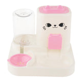 Maxbell Automatic Pet Feeder Multifunction Pet Feeding Bowl for Cat Small Dogs Bunny Pink