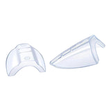 Maxbell 1 Pair Glasses Side Covers Eyewear Protect Two Holes for Indoor Outdoor Work Clear