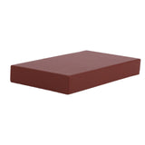 Maxbell Bolster Pillow Cushy Support Sponge PU Leather Square Pad for Head Legs Neck 50cmx30cmx7cm