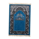 Maxbell Prayer Rug Rectangle Unique Portable Islamic Gift for Meditation Travel Kids Blue