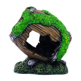 Broken Barrel Aquarium Decoration Landscaping Statue for Lawn Yard Courtyard
