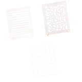 Maxbell 3Pcs Photography Props Light and Shadow Boards for Cosmetics Jewelry Make up Style C