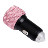 Maxbell Dual USB Car Charger for Samsung Galaxy Note 9 8 S21/S20/S10/S9/S8 Pink