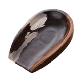 Maxbell Coffee Bean Dosing Cup Wood Resin Cha He Tea Vessel for Office Tea Room Home Color B