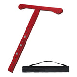 Maxbell Cello Endpin Anchor Lightweight Wood Floor Protector for Concert Show Red