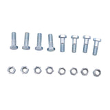 8 Pieces Propshaft Nuts and Bolts Kit Metal for Land Rover Defender 86-
