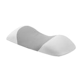 Maxbell Lumbar Support Pillow Breathable Pad Memory Foam Pillow for Resting Bed Home white