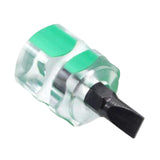 Maxbell 2xPortable Screwdriver Kit Repair Tools Transparent Handle Precision Repair Green