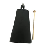 Maxbell Metal Cowbell with Stick Music Cowbell for Drum Set Celebration Sport Events 9inch