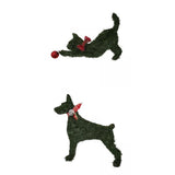 Maxbell 2x Hanging Animal Wreath Mounting Handmade Plastic for Party Front Doors
