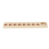 Maxbell Maxbell 9 Slots Wooden Aroma Essential Oil Display Case Storage Rack Tray Holder