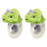 Maxbell 2x Water Sprinkler for Kids Dinosaur Portable Spray Toy for Yard Lawn Garden green