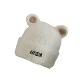 Maxbell Baby Winter Hat Cute Girls Boys Snow Hat Infant Trendy Neck Warmer Balaclava White