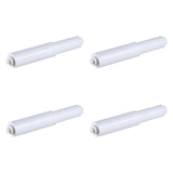 Maxbell 4x Toilet Paper Holder Spring Rods Bathroom Accessories Spring Loaded Roller White