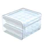 Maxbell Maxbell Refrigerator Egg Storage Box Pull Out Egg Tray for Cabinet Kitchen Organizer White