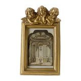 Maxbell Vintage Picture Frame Farmhouse 6" Universal Wall Mount and Tabletop Display