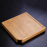 Maxbell Maxbell Bamboo Serving Tray Gongfu Style Tea Tabletop Natural Wooden Breakfast Serving Plate, loose Tea Collections Tray, Tea Tools