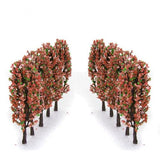 Maxbell 12 Model Tree Train Wargame Scenery Layout 1:50+20 Trees 1:200+40 Trees 1:100