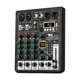 Maxbell Audio Mixer Portable USB DJ Controller Sound Mixer for Live Recording Studio
