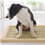 Maxbell Maxbell Pet Trainer Toilet Training Pee Grid Pad Dog Urinal Potty With Pillar Coffee