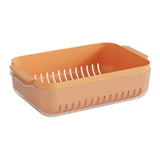 Maxbell Maxbell Vegetable Washing Basket Multipurpose Fruit Cleaning Basin for Fruits Salads Orange Large