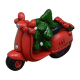 Maxbell Christmas Motorcycle with Christmas Tree for Bedside Table Farmhouse Shelves