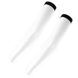 Maxbell Outdoor Sports Bike Cycling Golf Arm Sleeves Sun UV Rays Protection Comfortable Breathable Arm Warmers Arm Cover 1 Pair White XXL - Aladdin Shoppers