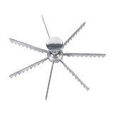 Maxbell Pie Divider Easy to Use with Handles Pie Cutter for Home Restaurant Domestic 7 Slices