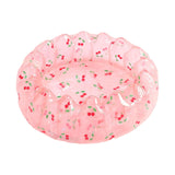 Maxbell Inflatable Kids Pool Party Play Center 75cmx25cm for Yard Girls and Boys Fun Pink Cherry