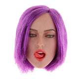 3x1/6 Scale Female Head Sculpture Sculpt for Phicen/Kumik 12'' Action Figure C