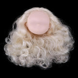Maxbell Girl Doll Head Sculpt with Golden Hair without Facial Features for BJD Doll DIY Accessory - Aladdin Shoppers